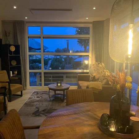 Luxus Chalet Hafenblick Lathum Exterior foto